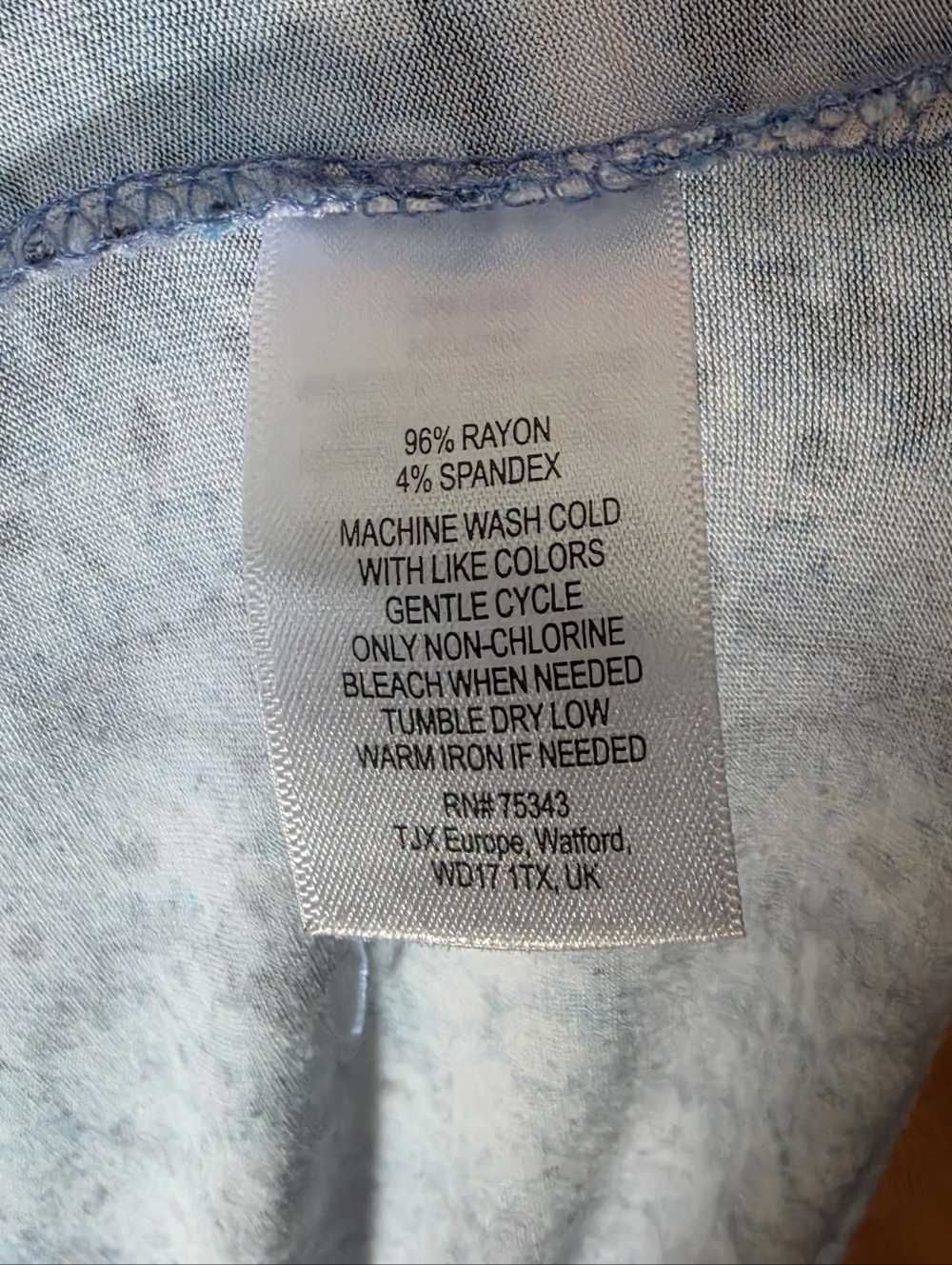 Cynthia Rowley Blue Patterned Maxi Skirt Large - Picture 6 of 6